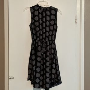 H&M Black Floral Dress. Size 6.